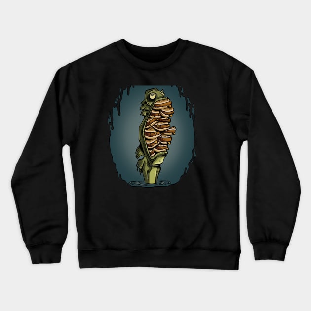 Filet o' Swamp Creature Crewneck Sweatshirt by westinchurch